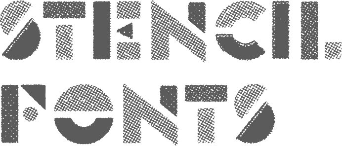 Download Free Stencil Fonts SVG Cut Files